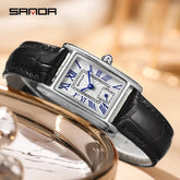 Elegant Rectangle Dial Women’s Watch - Water Resistant Quartz - Himpall